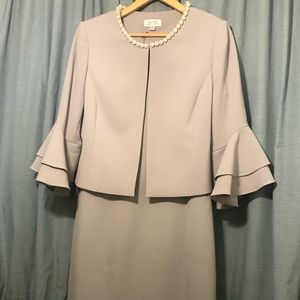 Grey dress with jacket